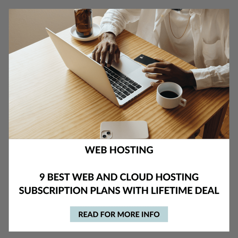9 Best Web and Cloud Hosting Subscription Plans with Lifetime Deal