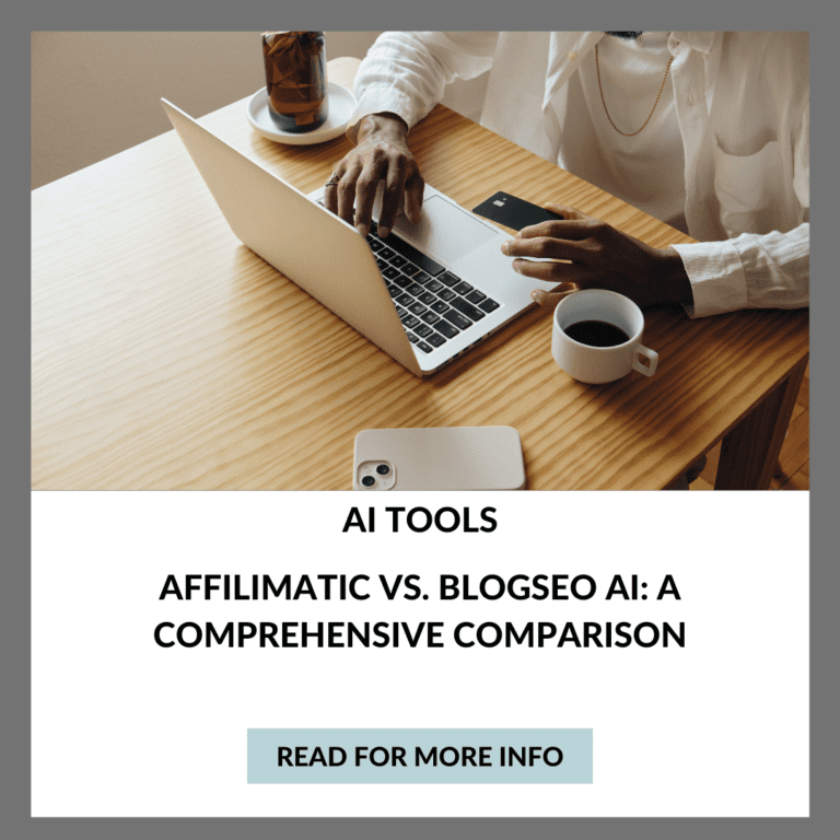 Affilimatic vs BlogSEO AI: A Comprehensive Comparison