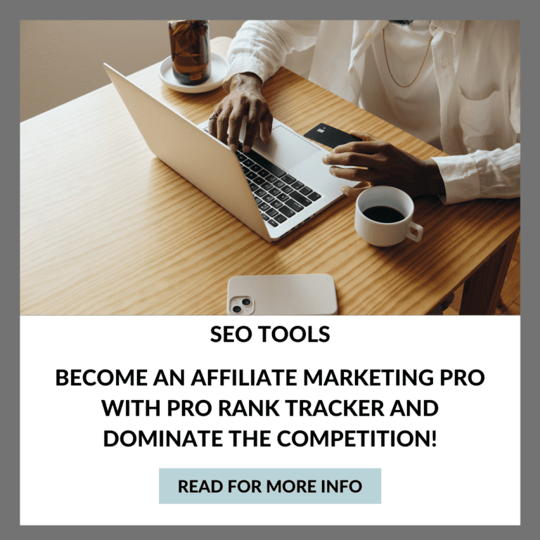 Become an Affiliate Marketing Pro with Pro Rank Tracker
