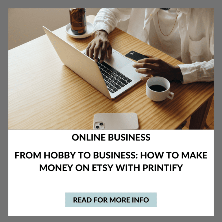 How to Make Money on Etsy and Printify