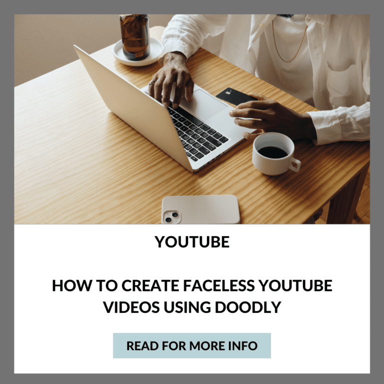 How to Create Faceless YouTube Videos Using Doodly