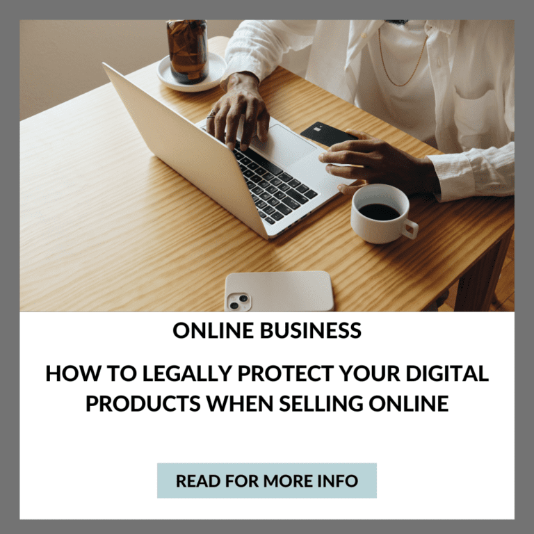 How to Legally Protect Your Digital Products When Selling Online