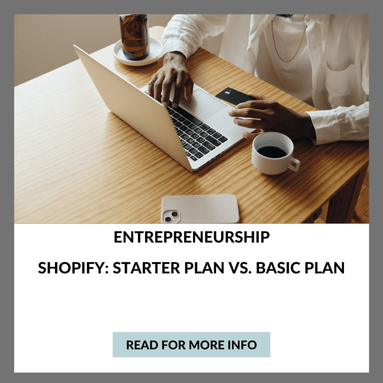 Shopify: Starter Plan vs. Basic Plan