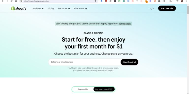 Try Shopify for 1 Dollar: Best Affordable Deal