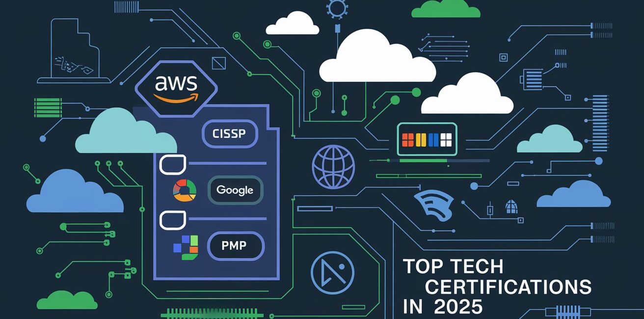 top tech certifications 2025