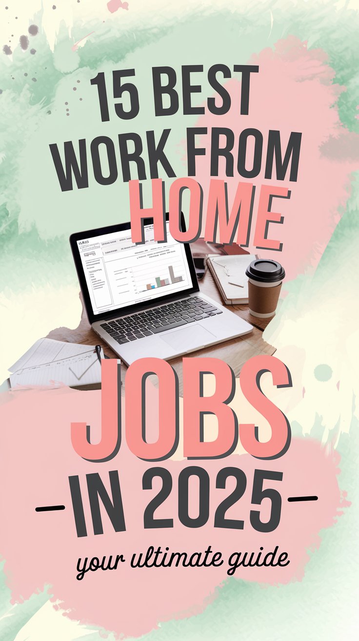 best work from home jobs in 2025 pin