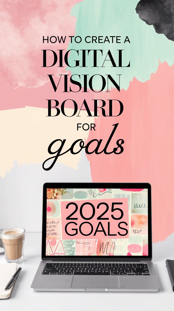 digital vision board pin