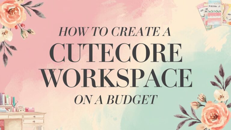 cutecore workspace on a budget