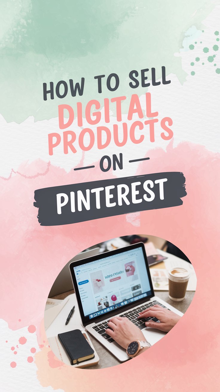 how to sell digital products on Pinterest