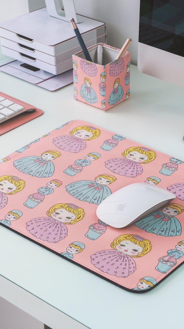 a rag doll mousepad