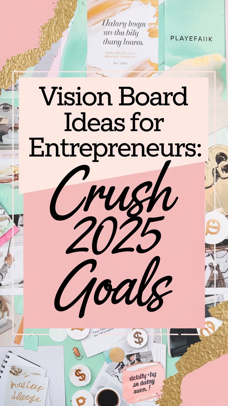 vision board ideas 2025 pin