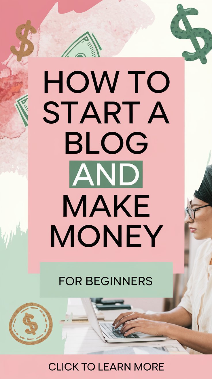 how to start a blog and make money for beginners 